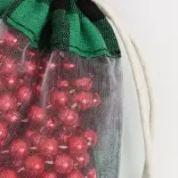 Льняной мешочек для хранения украшений, подарков, трав, 10&times;14 см, набор из 5 штук