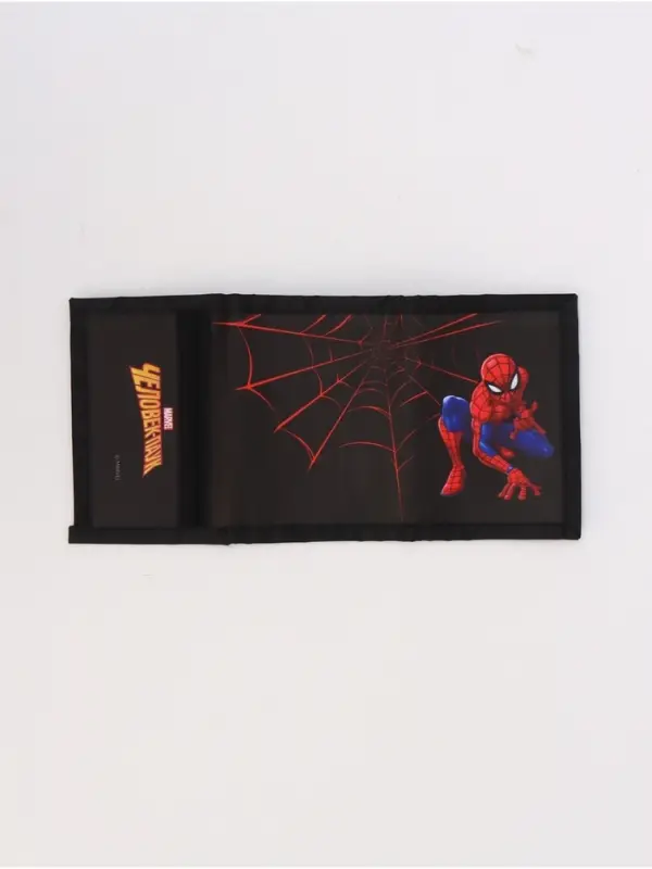 Кошелек детский на липучке, Человек паук