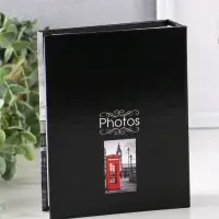 Фотоальбом 100 фото "Лондон, телефонная будка" 10X15см, ПП карм.