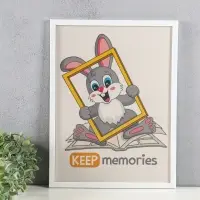 Фоторамка пластик "Премиум" 30х40 см, белый