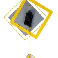 Часы настенные интерьерные &laquo;Геометрия&raquo;, с маятником, плавный ход, 40&times;53 см