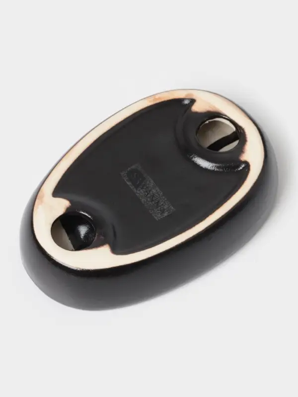 Аксессуары для ванной SAVANNA &laquo;Вуду&raquo;, 3 предмета, мыльница, дозатор для мыла, стакан, чёрные