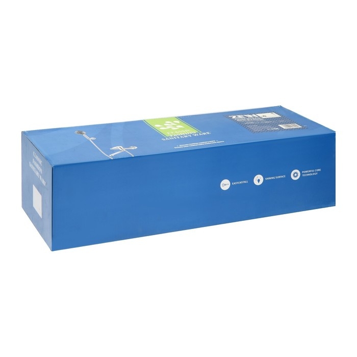 Смеситель для ванны ZEIN ZS2648, картридж керамика 35 мм, с душевым набором, нерж. сталь Смеситель для ванны ZEIN ZS2648, картридж керамика 35 мм, с душевым набором, нерж. сталь