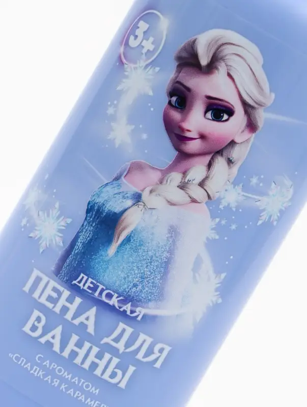 Детская пена для ванны, аромат сладкая карамель, 300 мл, Снежная принцесса Детская пена для ванны, аромат сладкая карамель, 300 мл, Снежная принцесса