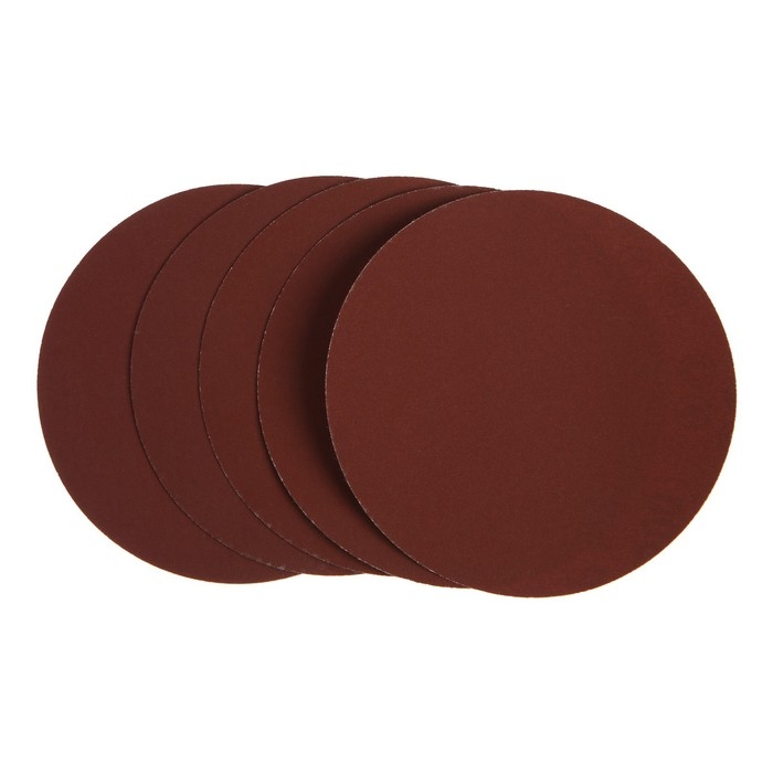 Круг абразивный шлифовальный под  Круг абразивный шлифовальный под "липучку" ТУНДРА, 150 мм, Р800, 5 шт.