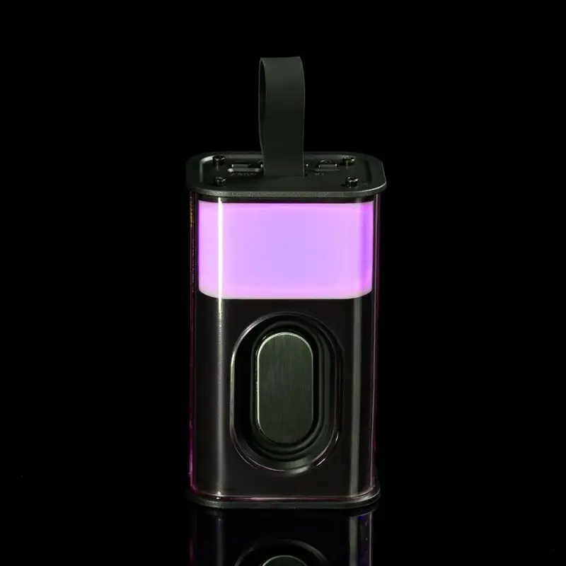 Bluetooth-колонка с подсветкой Groove, серая Bluetooth-колонка с подсветкой Groove, серая