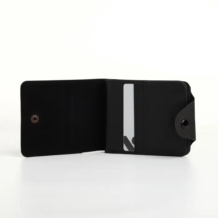 Кошелёк детский &laquo;Коала&raquo;, маленький, на кнопке, чёрный