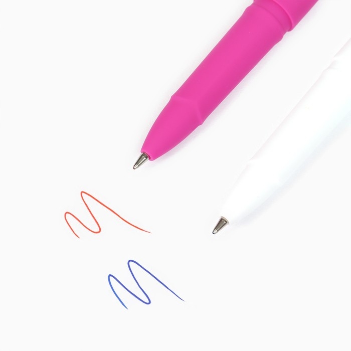 Ручка гелевая «Учителю: Большое спасибо, УЧИТЕЛЬ!», 2 шт., синяя и красная паста