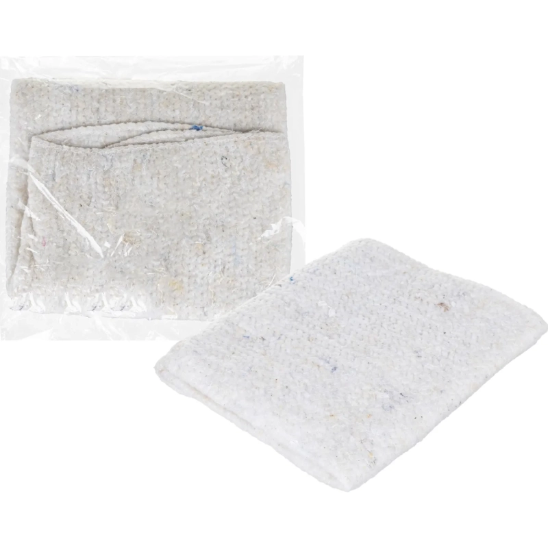 Тряпка для пола белая 50х60 см редкопрошивная 180г/м2