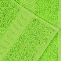 Набор полотенец махровых бордюр 440 г/м2, 50х90 салатовый, 10шт