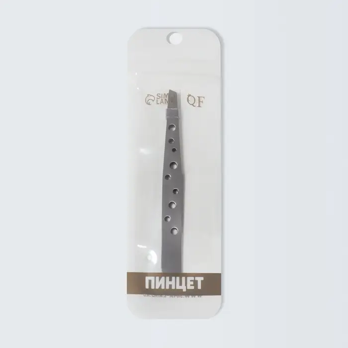 Пинцет скошенный, широкий, 9.5 см