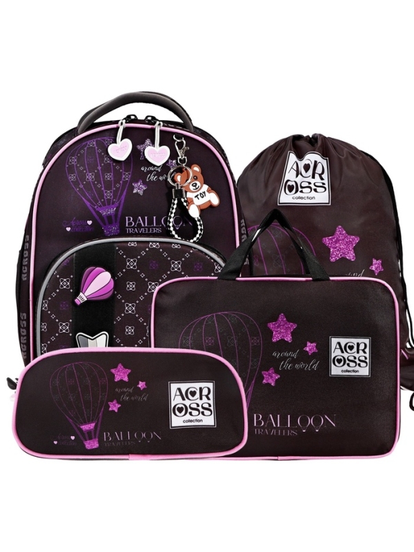 Рюкзак школьный 37 х 28 х 12, эргономичная спинка, Across 194 Рюкзак школьный 37 х 28 х 12, эргономичная спинка, Across 194