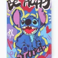 Набор Ежедневник А5, 80 л, ручка и наклейки Стич