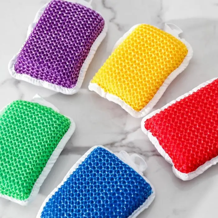 Губка для тела с эффектом пилинга, 10×12×4 см, МИКС Губка для тела с эффектом пилинга, 10×12×4 см, МИКС