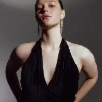 Серьги висячие со стразами &laquo;Ажур&raquo; лёд, белые в серебре, 8.3 см