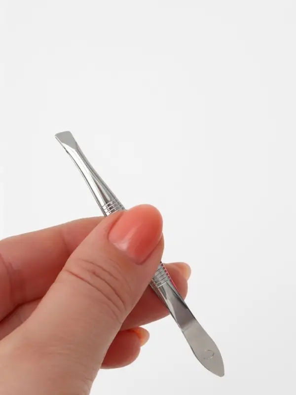 Пинцет скошенный, широкий, 8.5 см