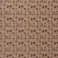 Набор упаковочной бумаги &laquo;Зима&raquo;,4 листа, крафт, 70 &times; 100 см
