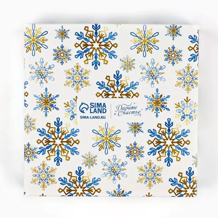 Коробка для кондитерских изделий &laquo;Новый год: Снежная сказка&raquo;, 10&times;10&times;10 см