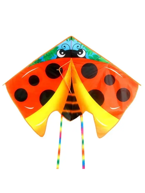 Воздушный змей &laquo;Божья коровка&raquo;, с леской