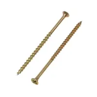 Саморез 4.2&times;89(90) мм ТУНДРА PREMIUM, потай, крупная резьба, шлиц PH, желтый цинк, 1 кг