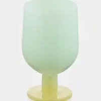 Бокалы для вина Pint, 345 мл, 7.2×12.8 см, набор 2 шт., стекло, розовые, зелёные Бокалы для вина Pint, 345 мл, 7.2×12.8 см, набор 2 шт., стекло, розовые, зелёные