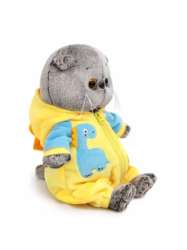 Мягкая игрушка &laquo;Кот Басик baby в кигуруми Дракончик&raquo;, 20 см
