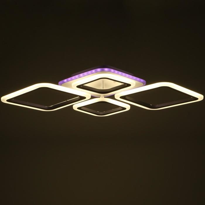 Люстра ГАЛЛОП 10410005 LED 90Вт белая 73x50,5x7,5 см.