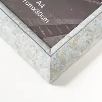 Фоторамка пластик формат А4 "Марокканская мозаика" оттенки голубого 35,7х27х2 см