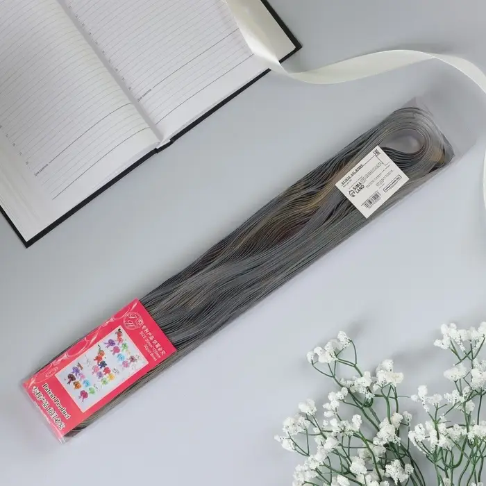 Подарочный бант - шар №3 металлик, цвет серебро, для упаковки подарков