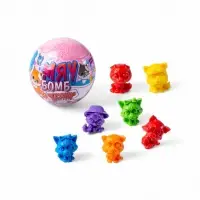 Бомбочка для ванн с игрушкой "звер бомб" аромат клубники, 130 г Бомбочка для ванн с игрушкой "звер бомб" аромат клубники, 130 г