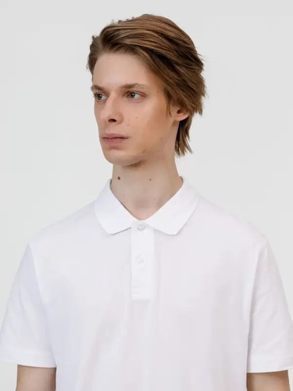 Рубашка поло унисекс Pulse, белая, размер M