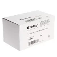 Скобы металлические №10, Berlingo, для степлера, 1000 штук, цветные