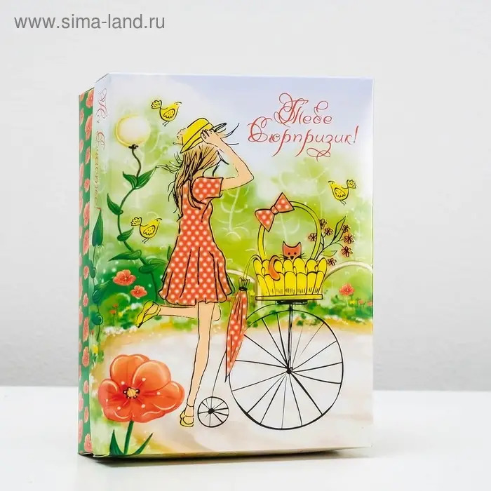 Подарочная коробка сборная «Сюрприз», 21×15×5.5 см Подарочная коробка сборная «Сюрприз», 21×15×5.5 см