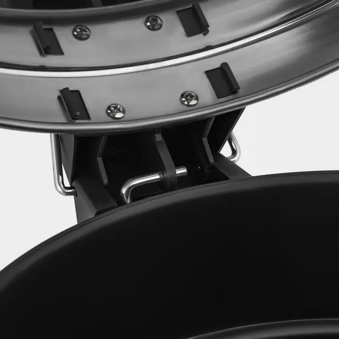 Ведро мусорное с педалью Доляна, 20 л, нержавеющая сталь, хромированное