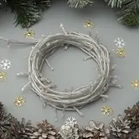 Гирлянда &laquo;Нить&raquo; 2.5 м, IP20, прозрачная нить, 25 LED, свечение мульти, фиксинг, 220 В