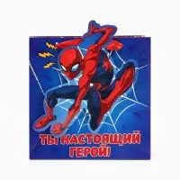 Пакет подарочный &laquo;Супергерой&raquo;, объёмный декор, 22&times;22&times;10 см