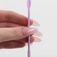 Шпатель для макияжа, двусторонний, силиконовый, 10.5 см, МИКС