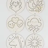 Вышивка крестиком для детей на деревянной канве &laquo;Сказочные узоры&raquo;, набор для творчества