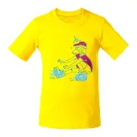Футболка детская Roller Skates, желтая, 6 лет