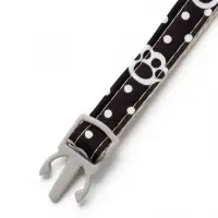 Набор ошейников для кошек &laquo;Лапки&raquo;, 19-32&times;1 см, 2 шт.