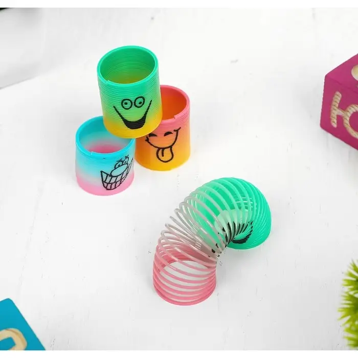 Пружинка - радуга «Мордочка», d=3.3 см, МИКС Пружинка - радуга «Мордочка», d=3.3 см, МИКС