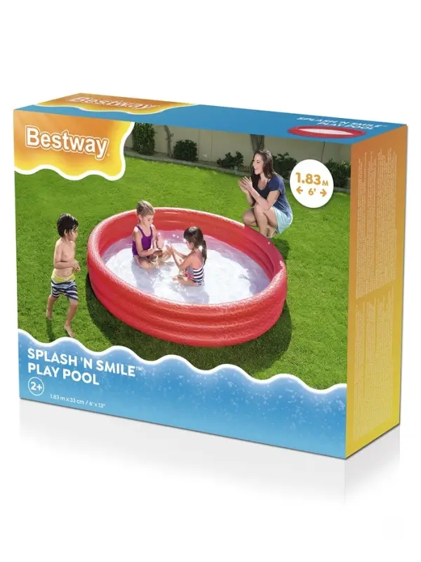 Бассейн надувной &laquo;Сияние&raquo;, 183&times;33 см, от 2 лет, МИКС, 51027 Bestway