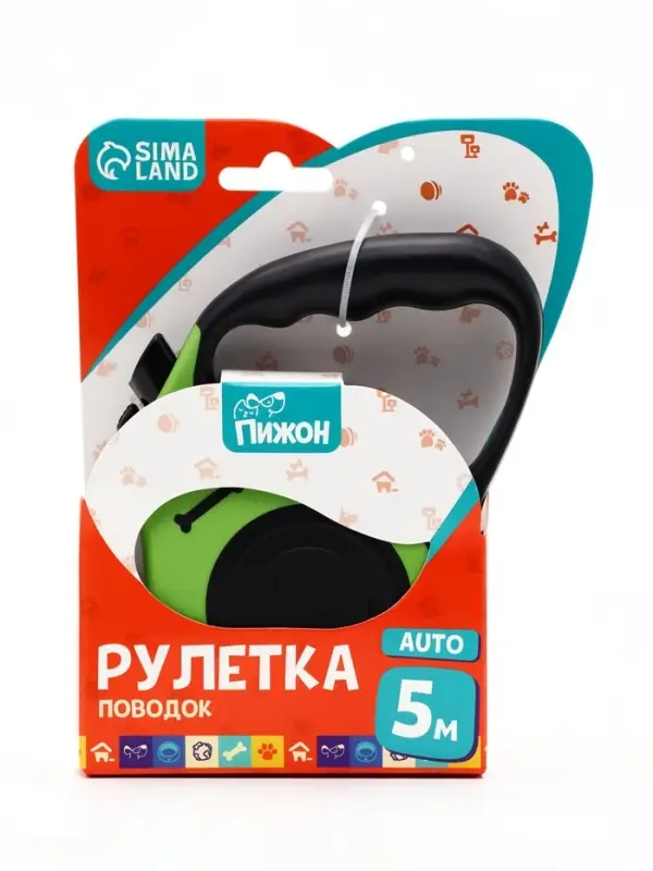 Рулетка &laquo;Зарница&raquo;, 5 м, до 15 кг, чёрная, зелёная