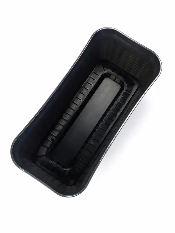 Ящик балконный для цветов &laquo;Ротанг&raquo;, 13 л, 43&times;20&times;14.5 см, с дренажной вставкой, пластиковый, серый