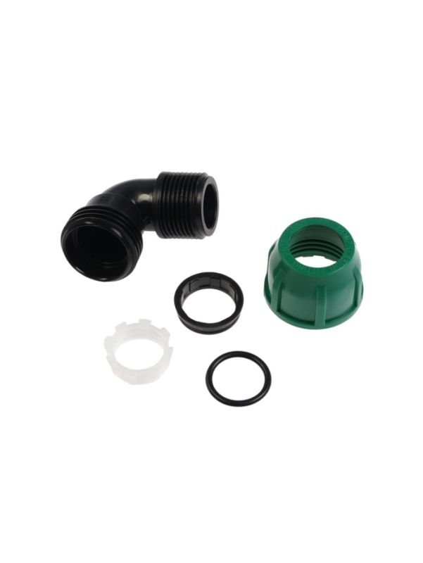 Отвод ПНД ZEIN, 25 мм x 1", наружная резьба