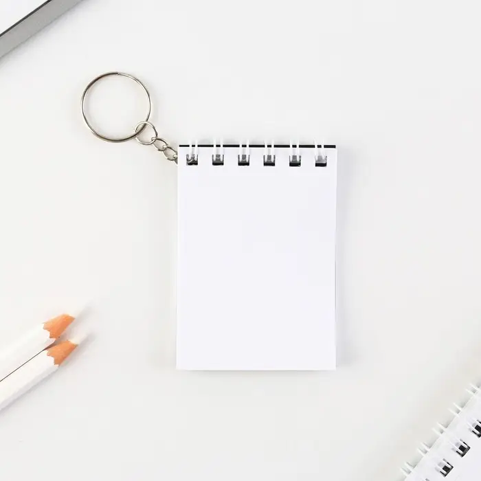Брелок для ключей блокнот &laquo;Для гениальных идей&raquo;, 5,5 х 7,5 см