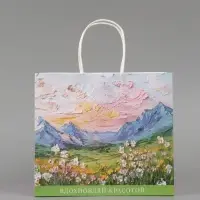 Пакет подарочный &laquo;Цветочное поле&raquo;, 25 х 22 х 12 см