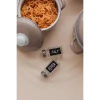 Набор для специй Доляна &laquo;Стиль&raquo;, 2 предмета: солонка 50 мл, перечница 50 мл, h=7 см, стекло