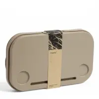Корзина - столик maclay 2 в 1, складная, 47&times;28.5&times;23.5 см, бежевая