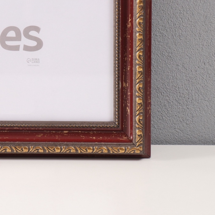 Фоторамка пластик Фоторамка пластик "Вавилон" 40х50 см, бордовый